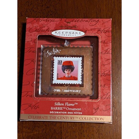 NEW 1999 SILKEN FLAM BARBIE HALLMARK KEEPSAKE ORNAMENT - Picture 2 of 6